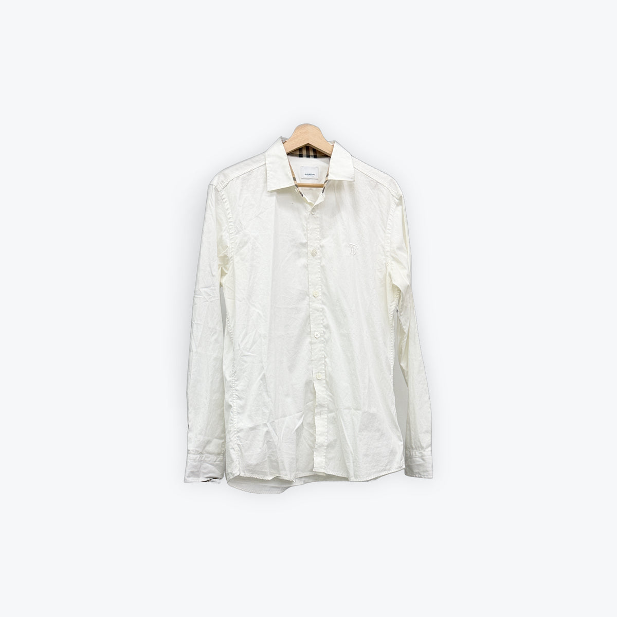 Burberry Button Up Shirt White Preloved