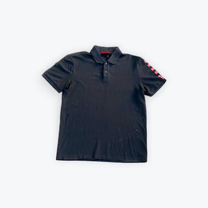 Hugo Boss Polo Black/Red Checkered Preloved