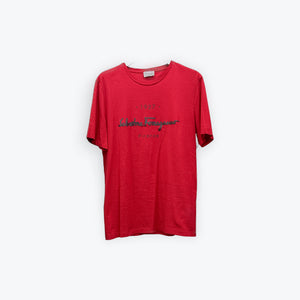 Ferragamo Tee Red/Black Preloved