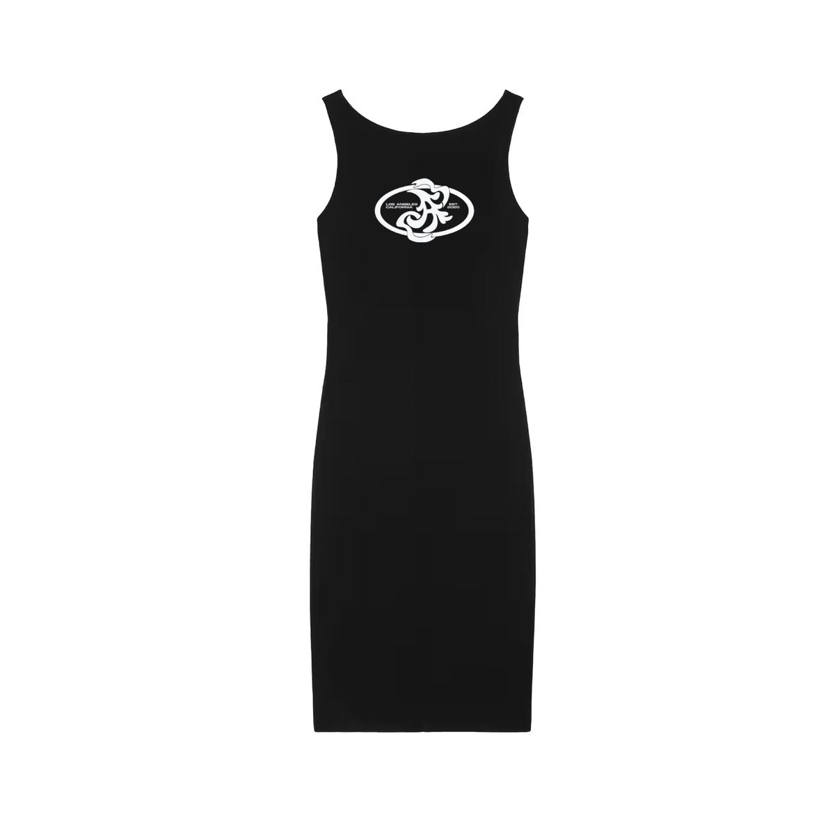 ASAALI Dress Black/White Crest Logo New