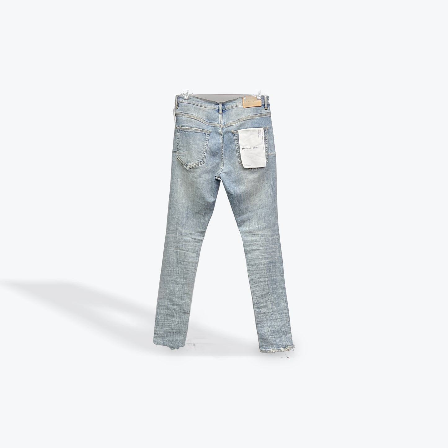 Purple Jeans Light Wash Knee Blowout Preloved