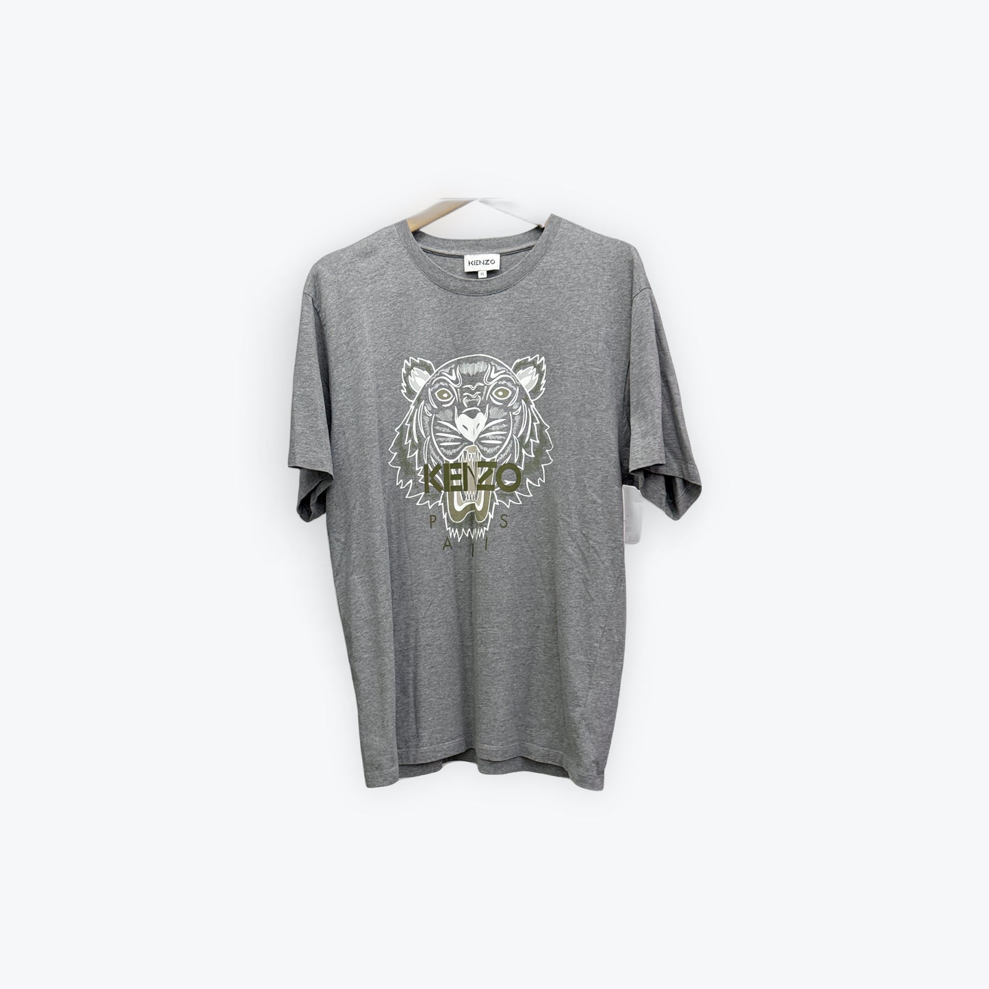 Kenzo Tiger Tee Grey/Green Preloved