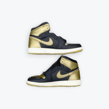 Jordan 1 High OG Black/Metallic/Black New