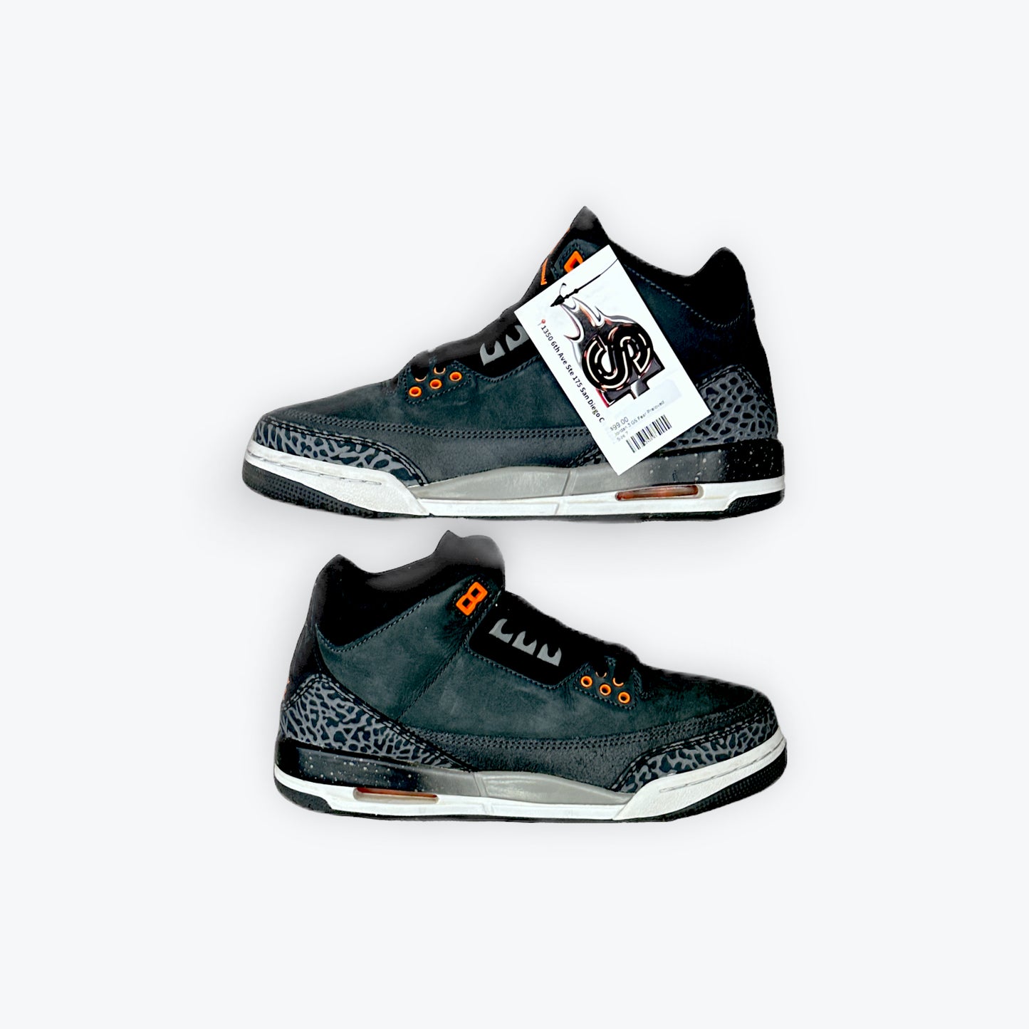 Jordan 3 GS Fear Preloved