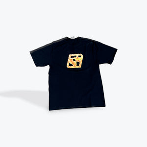 Stussy Tee Black Blaze Logo Preloved