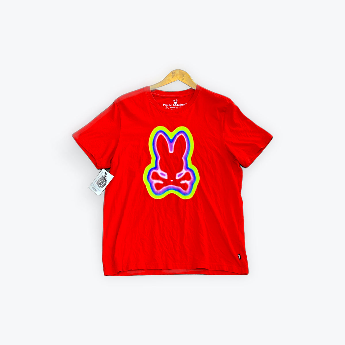Psycho Bunny Tee Red/Colorful Preloved