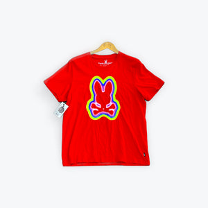 Psycho Bunny Tee Red/Colorful Preloved